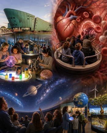 Interactieve science musea voor iedereen